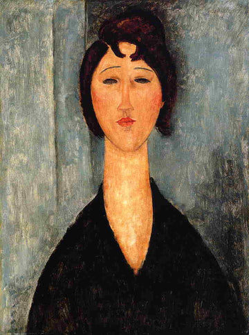Portrait de un jeune femme II - Amadeo Modigliani