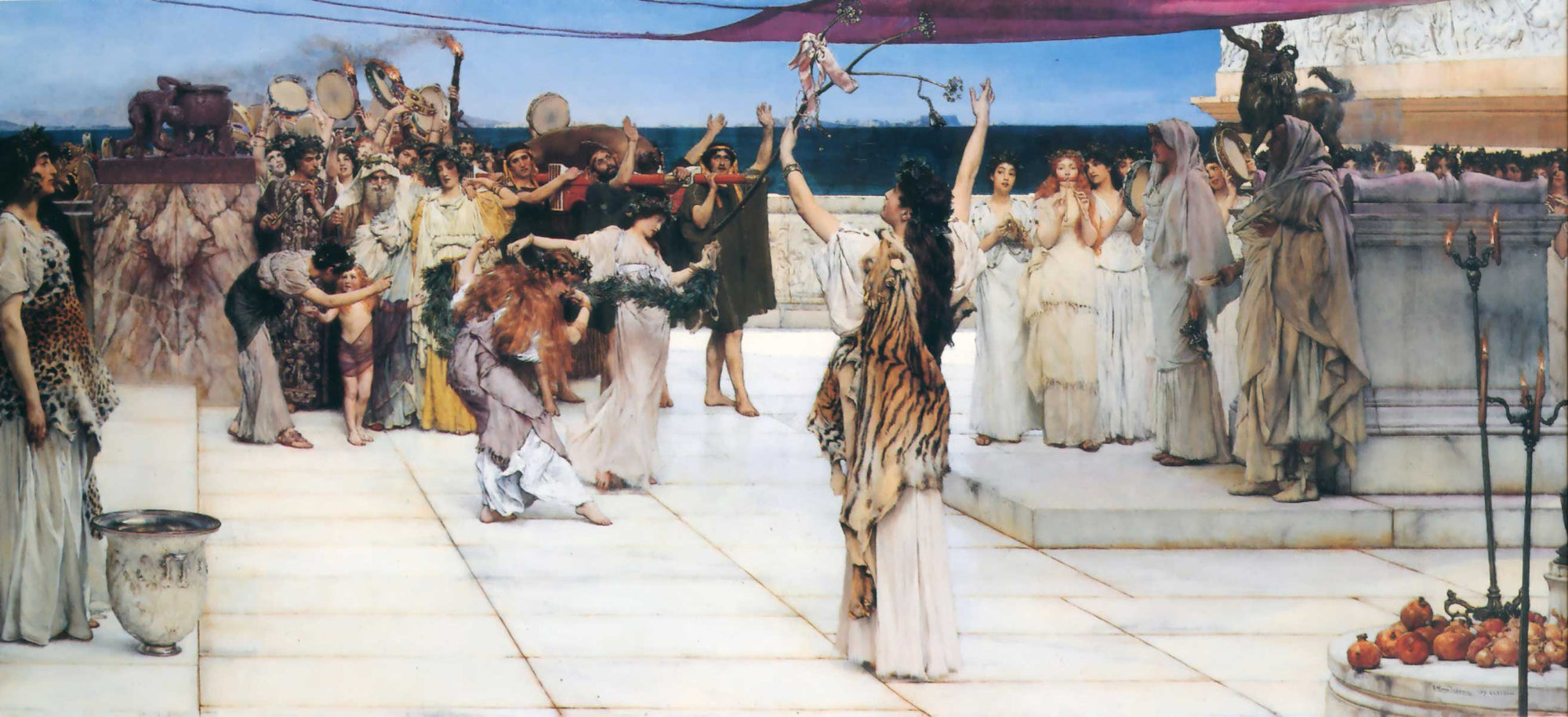 Une dédicace à Bacchus - Lawrence Alma-Tadema