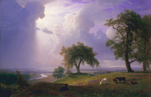 Printemps california - Albert Bierstadt