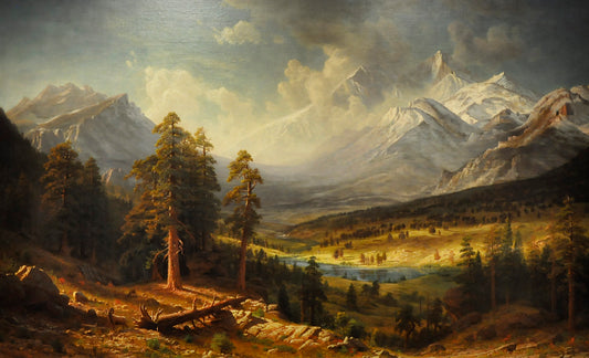 Parc d'Estes, longs peak - Albert Bierstadt