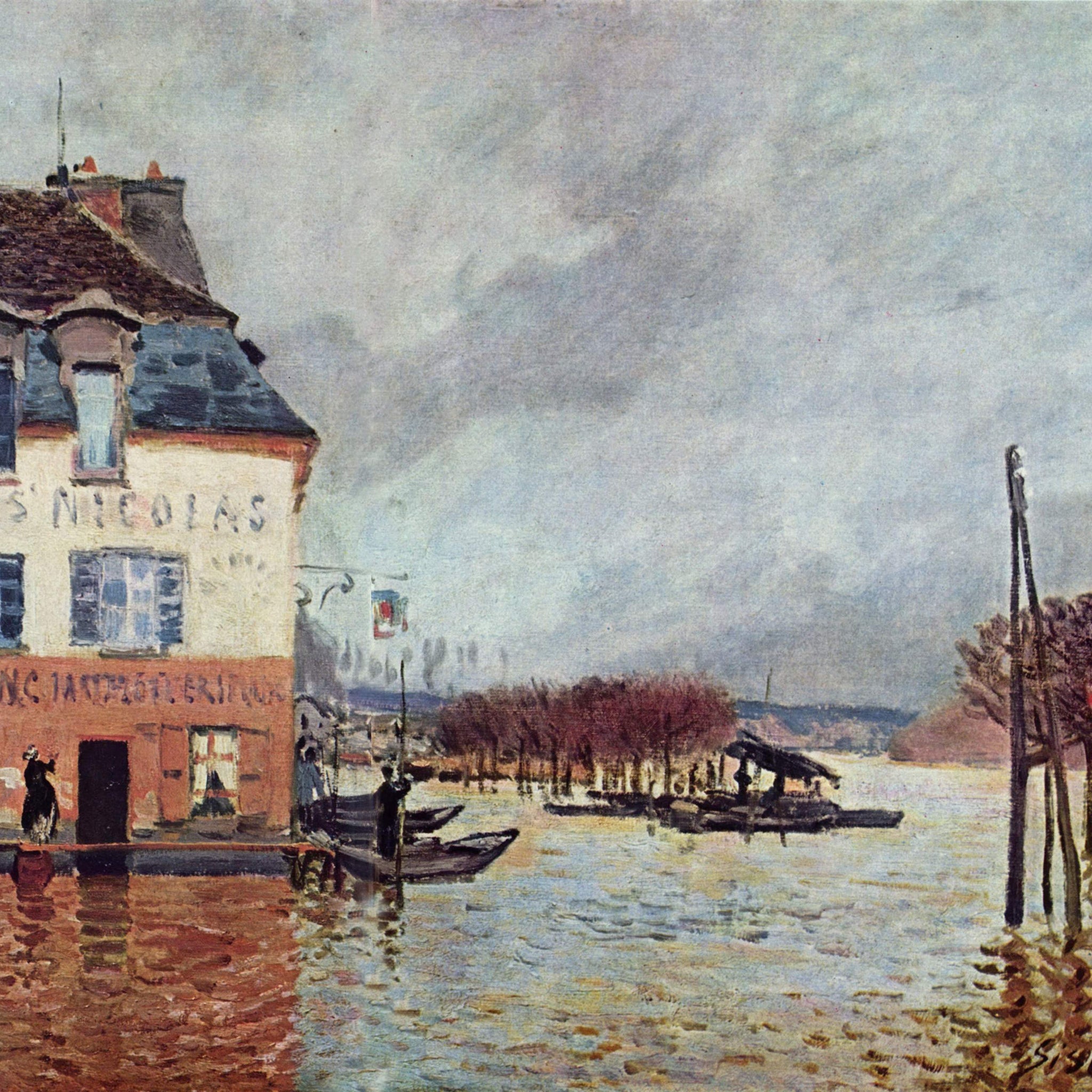 Inondation à Port-Marly - Alfred Sisley