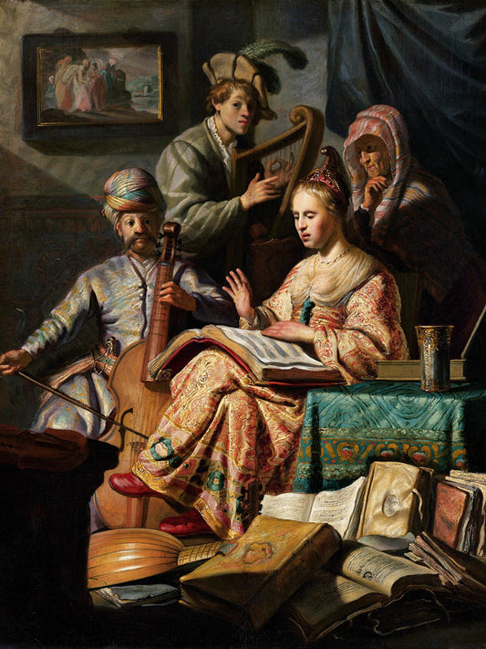 Allégorie de la musique - Rembrandt van Rijn
