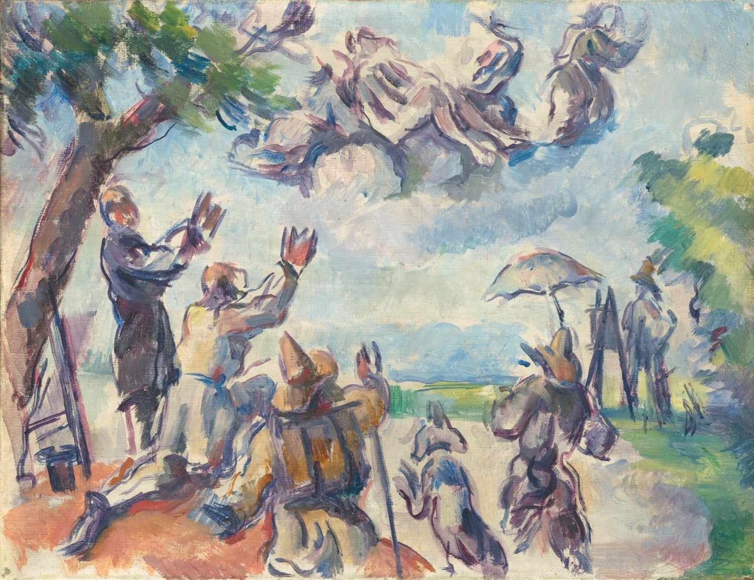Apothéose de Delacroix - Paul Cézanne
