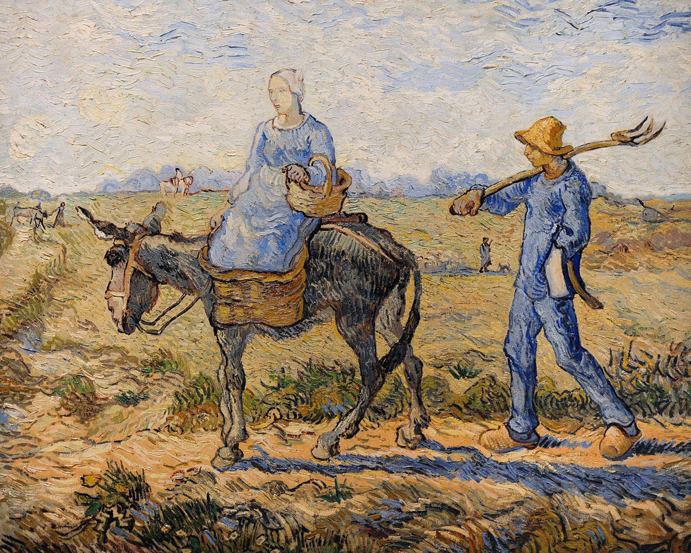 Matin, sortie au travail - Van Gogh