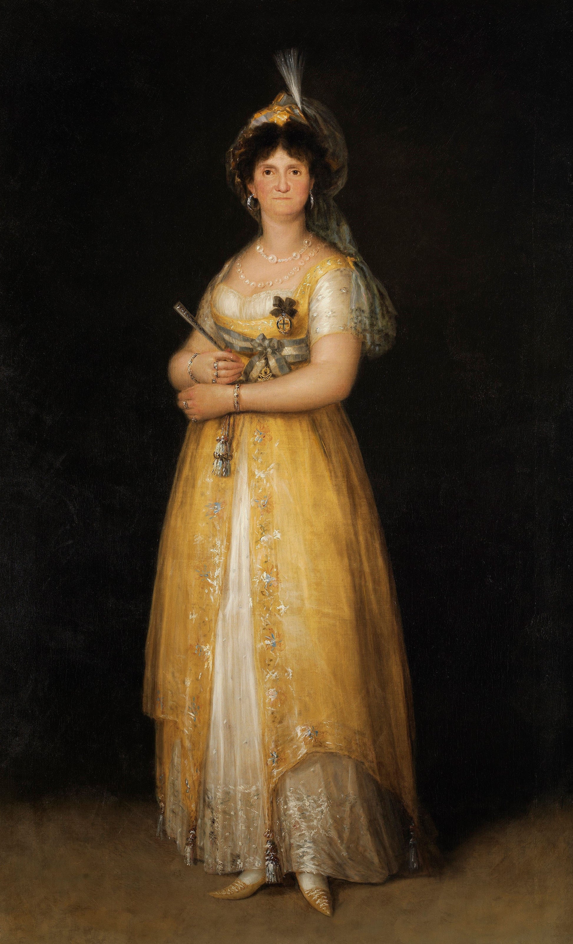 Portrait de Marie-Louise de Parme - Francisco de Goya
