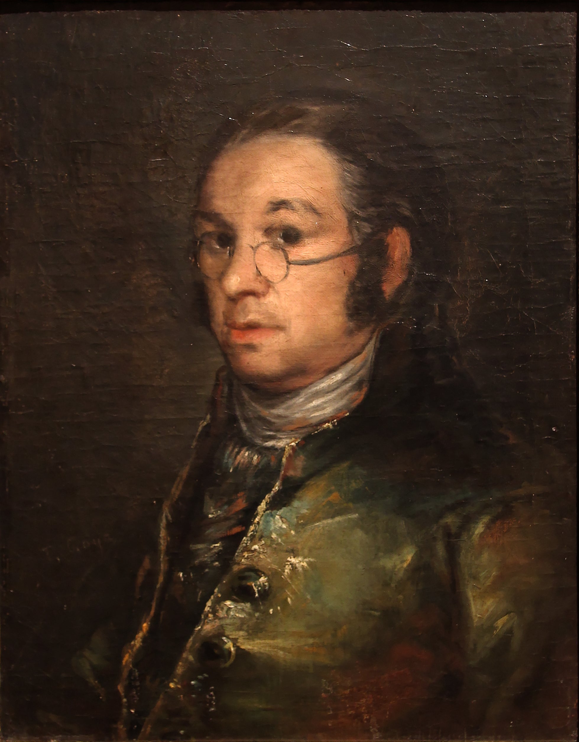 Autoportrait avec le monocle - Francisco de Goya