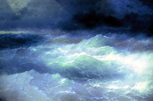 Parmi les vagues, 1898 - Ivan Aïvazovski