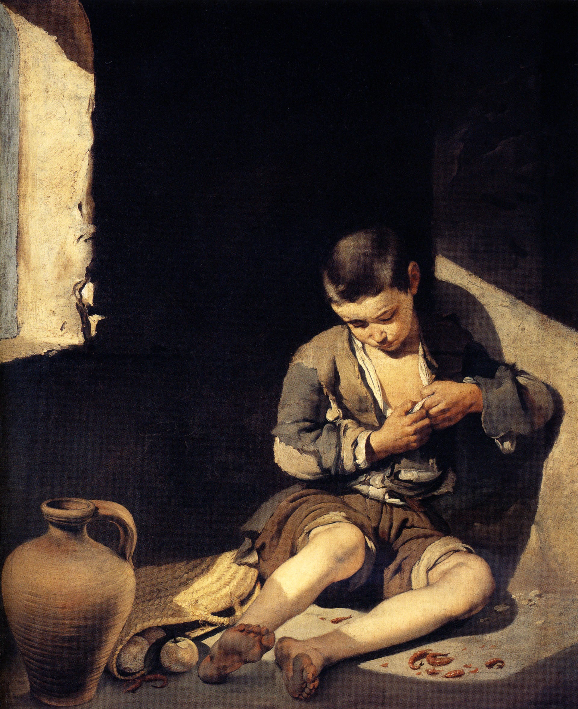 Le jeune mendiant - Bartolomé Esteban Murillo