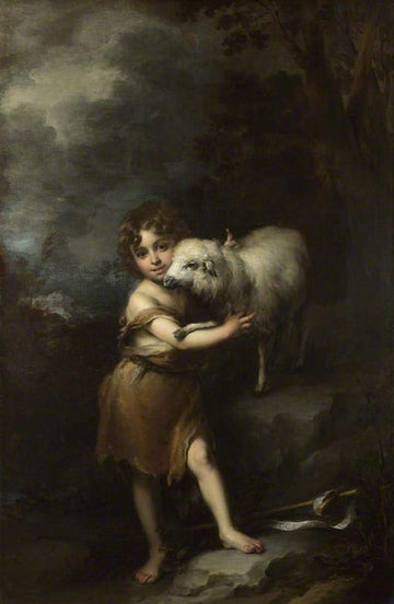 L'enfant Saint Jean avec l'agneau - Bartolomé Esteban Murillo