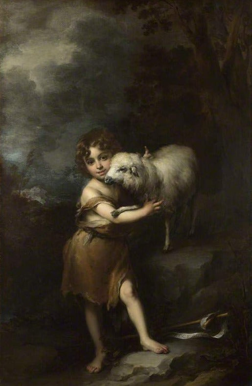 L'enfant Saint Jean avec l'agneau - Bartolomé Esteban Murillo