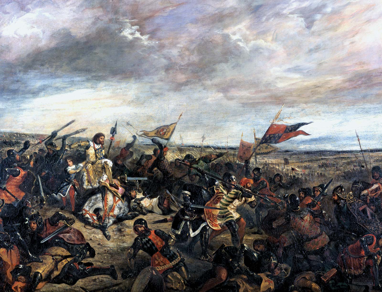 La bataille de Poitiers - Eugène Delacroix