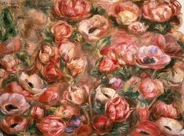 Lit d'anémones - Pierre-Auguste Renoir