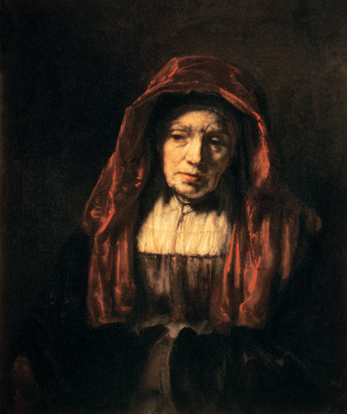 Portrait d'une femme âgée (la mère de l'artiste) - Rembrandt van Rijn