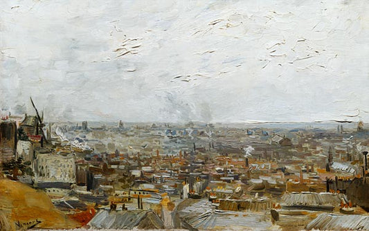 Vue sur Paris de Montmartre - Van Gogh