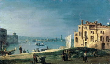 Vue de San Pietro sur l'île de Murano. - Giovanni Antonio Canal