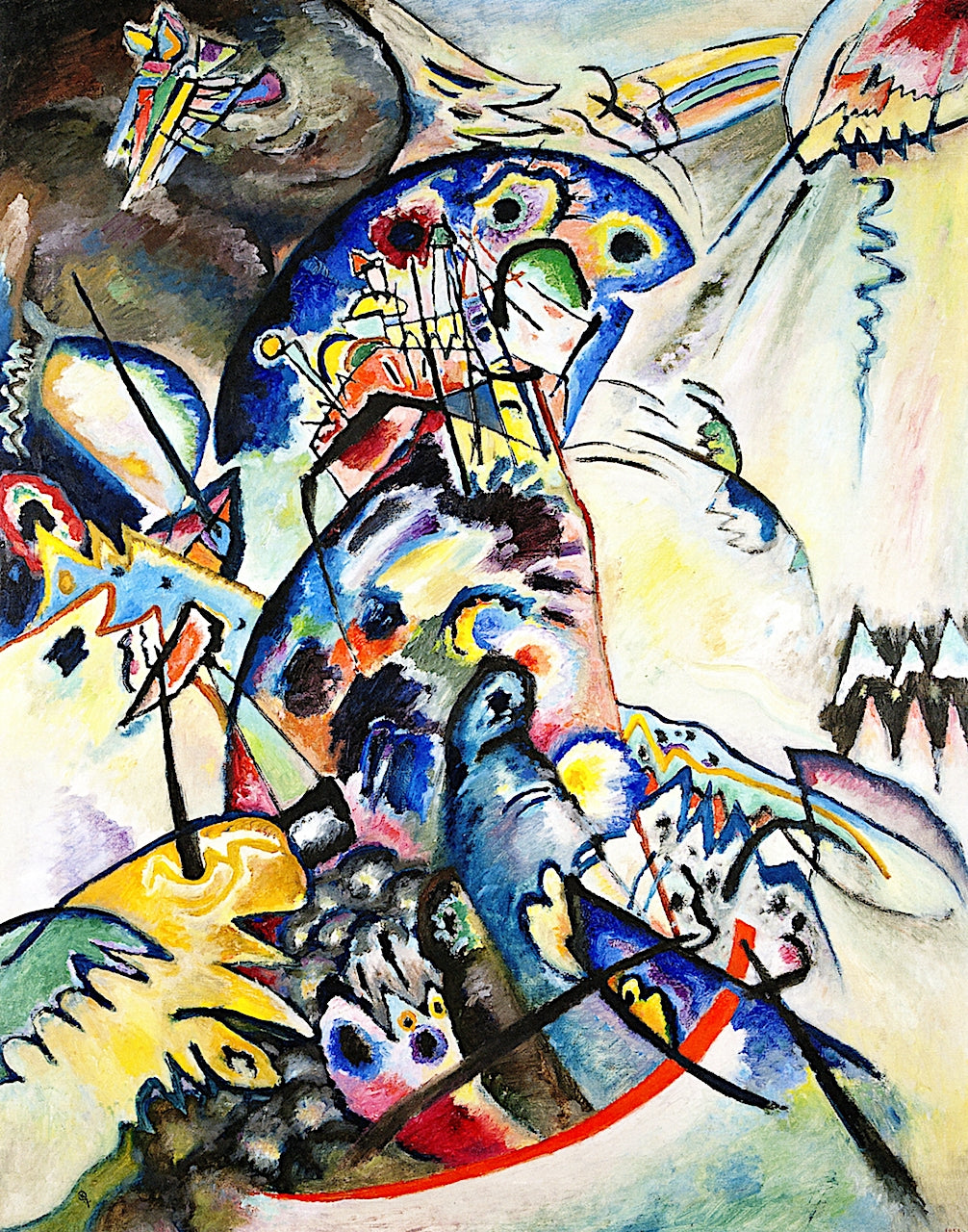 Arche bleue de la crête - Vassily Kandinsky
