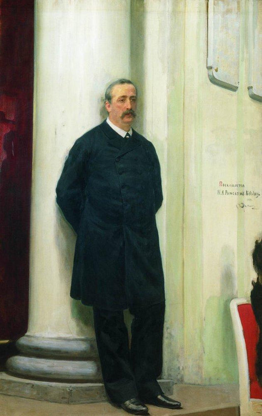 Portrait du compositeur et chimiste Aleksander - Ilya Repin
