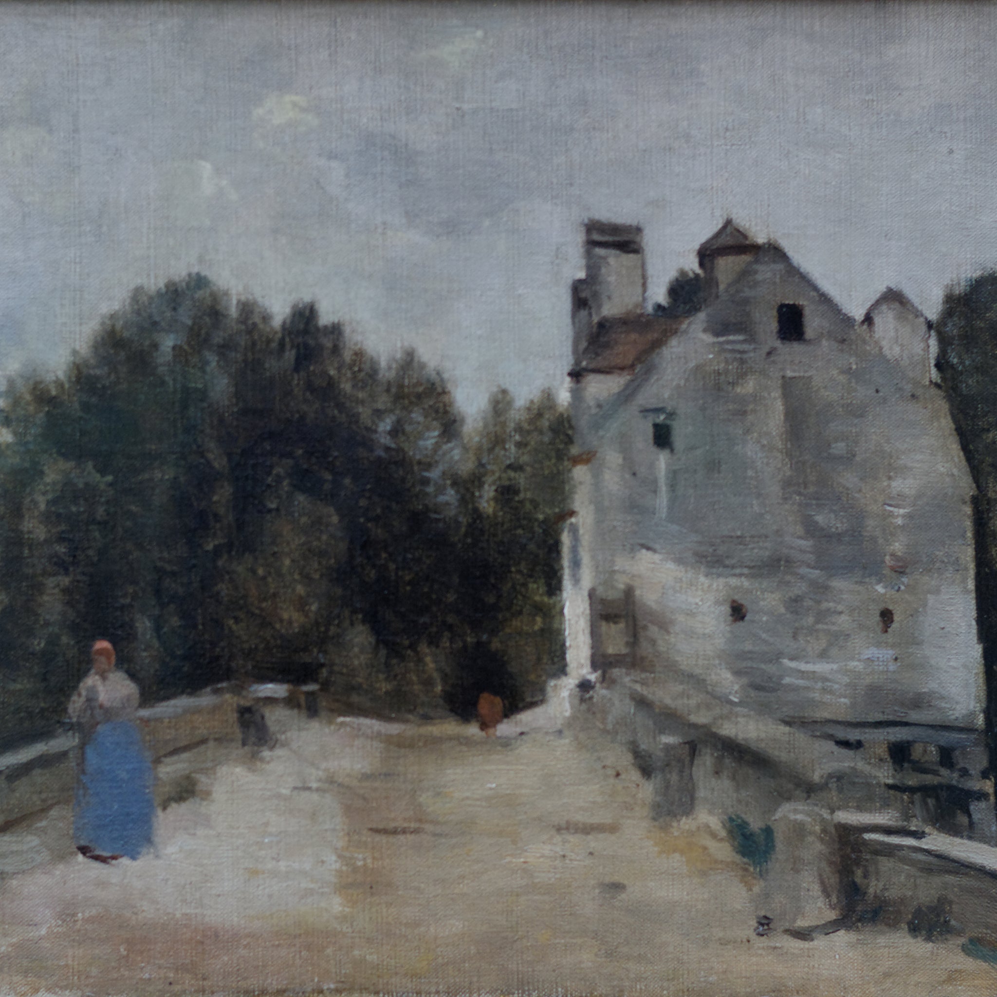 Pont et Moulin près de Mantes - Camille Corot
