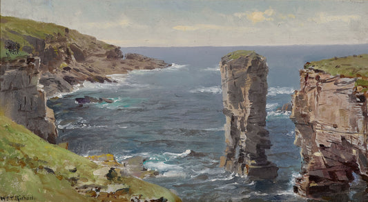 Vue de la côte britannique (côte des Cornouailles) - William Trost Richards