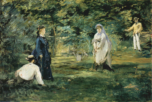 La Partie de croquet - Edouard Manet