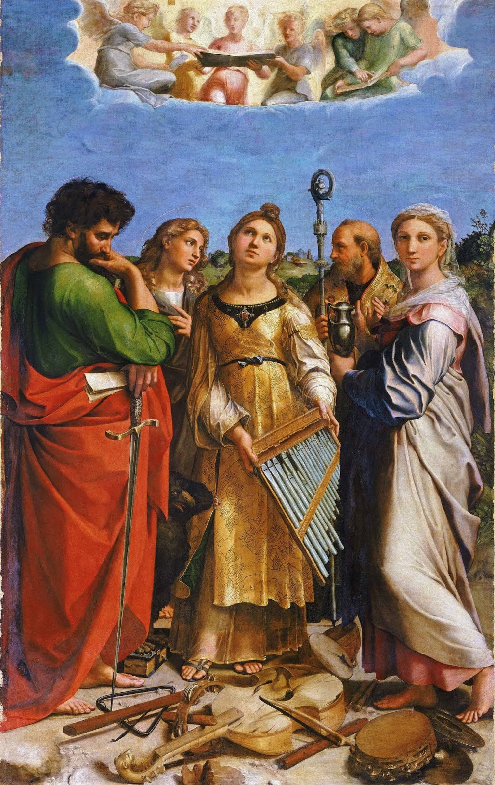 L'Extase de sainte Cécile - Raphaël (peintre)