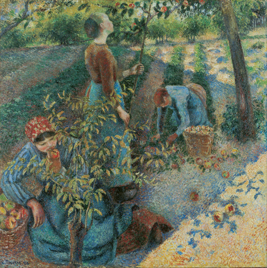 Cueillette des pommes - Camille Pissarro