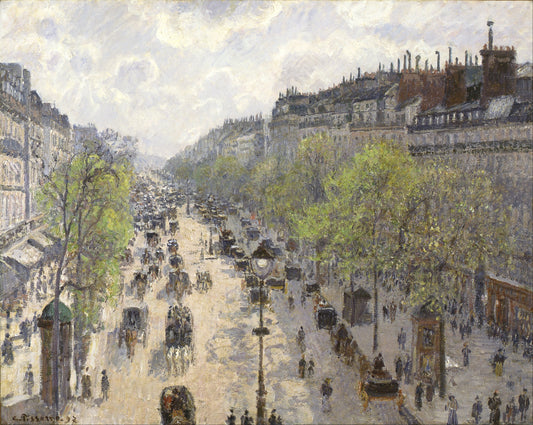 Boulevard Montmartre, matinée de printemps - Camille Pissarro
