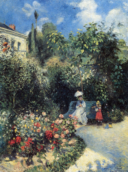 Dans le jardin des Mathurins, Pontoise - Camille Pissarro