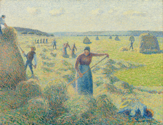 La Récolte des Foins, Éragny - Camille Pissarro