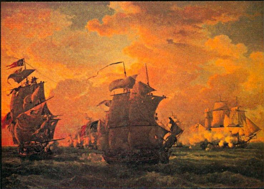 Combat de la Canonnière contre le Tremendous, 1806 - Louis Philippe Crepin