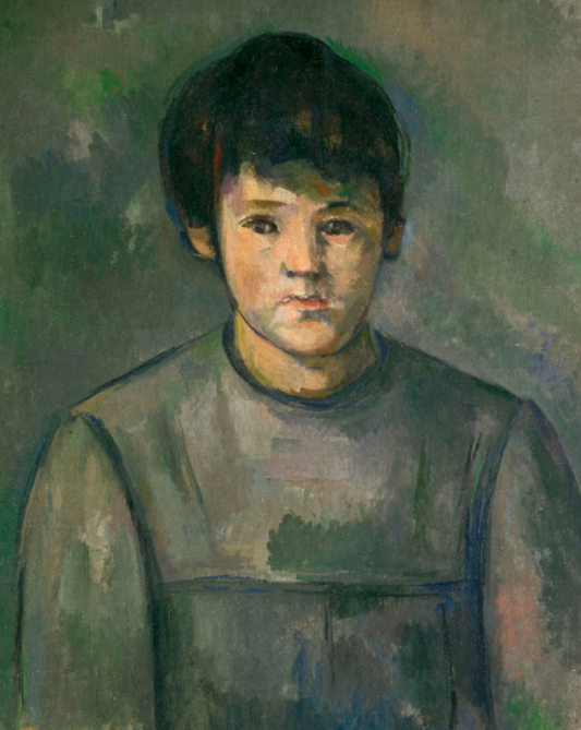 Portrait d'une jeune fille - Paul Cézanne