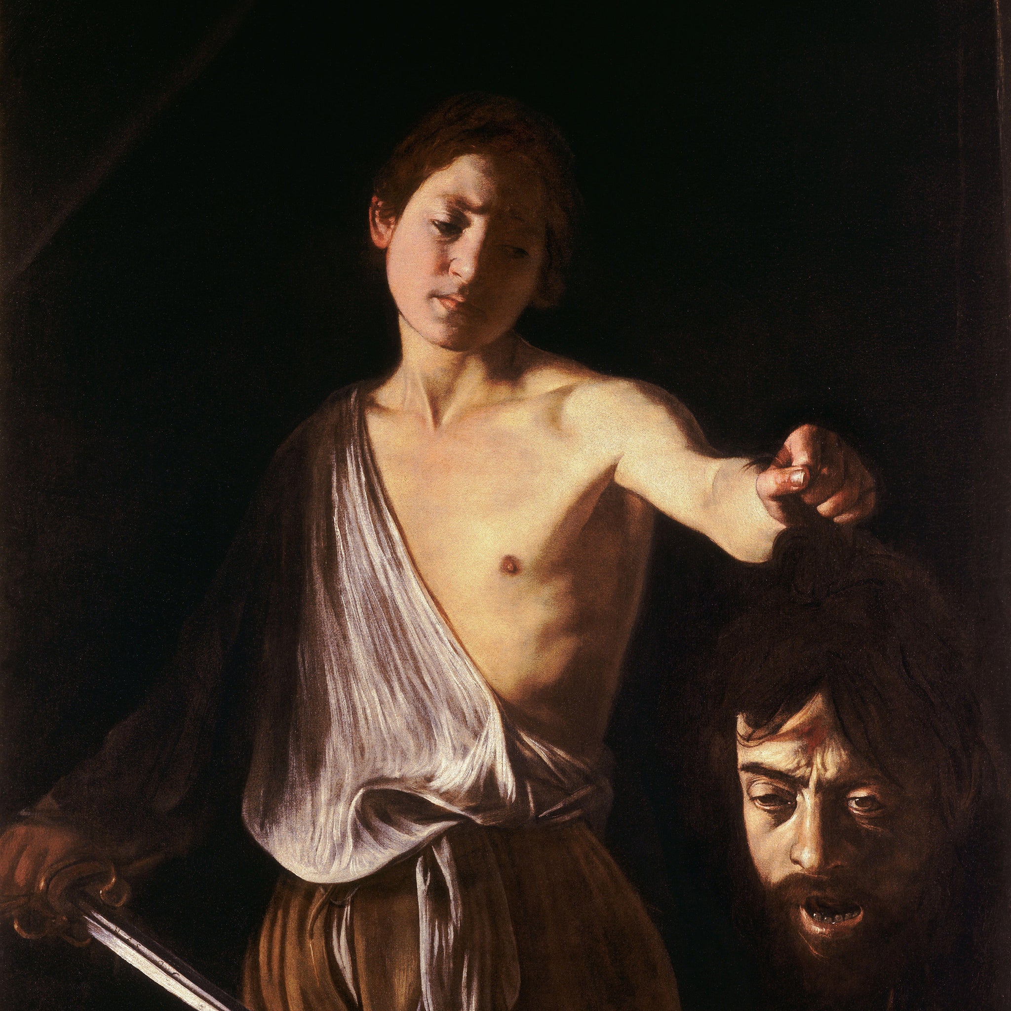 David avec la tête de Goliath - Caravage