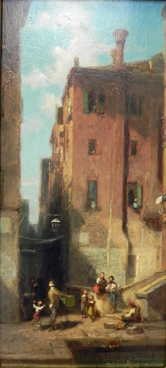 Rues à Venise - Carl Spitzweg