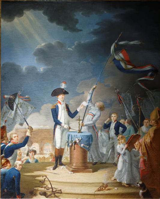 Le serment de Lafayette à la fête de la Fédération - Jacques-Louis David