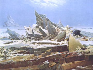 La mer de glace caspar - Caspar David Friedrich