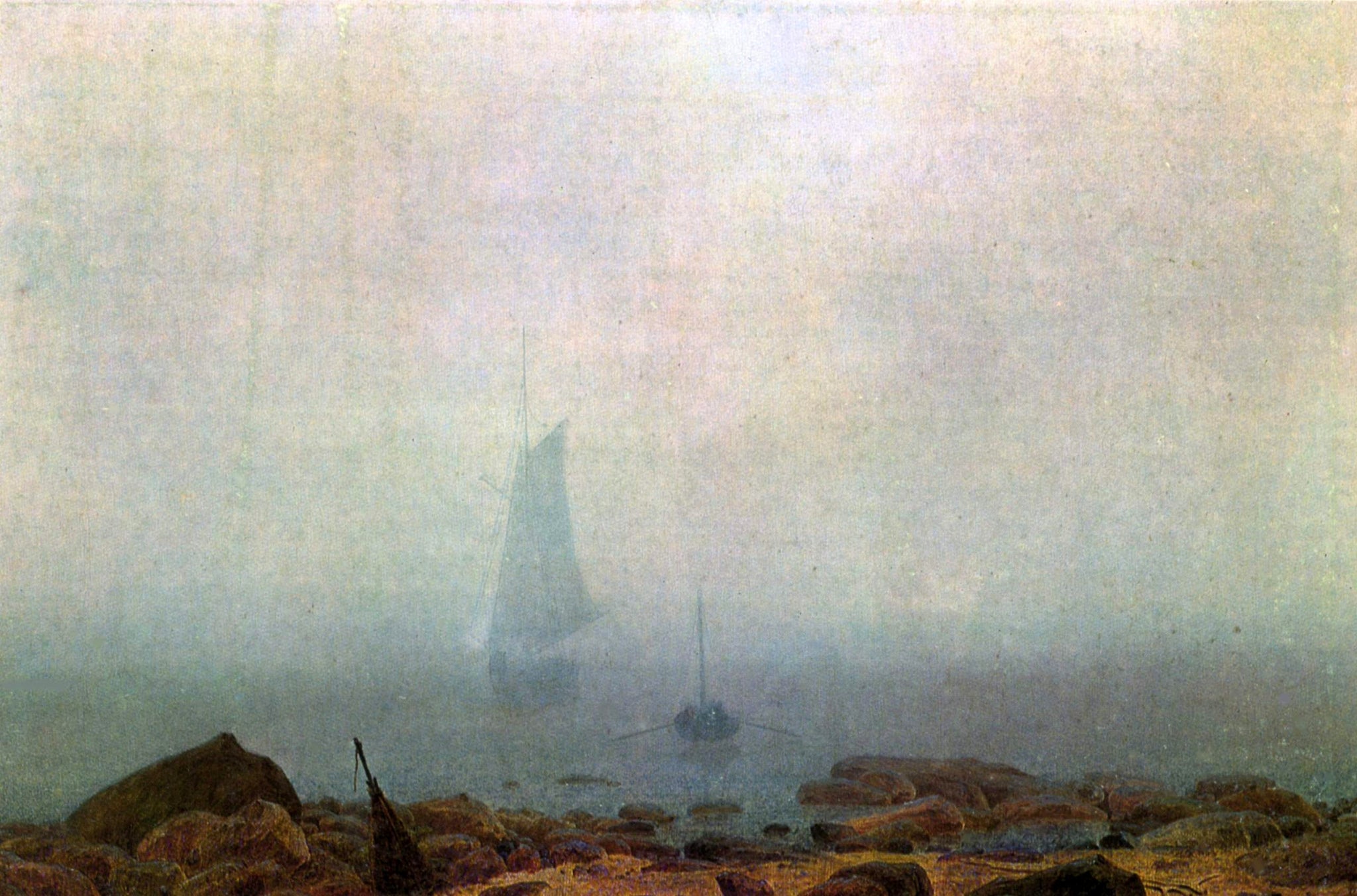 Brouillard - Caspar David Friedrich