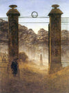 L'Entrée du cimetière - Caspar David Friedrich