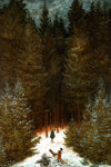 Le Chasseur dans la forêt - Caspar David Friedrich