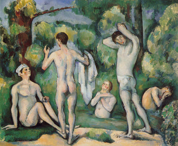 Cinq bains - Paul Cézanne