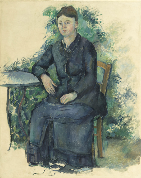 Madame Cézanne dans le jardin - Paul Cézanne