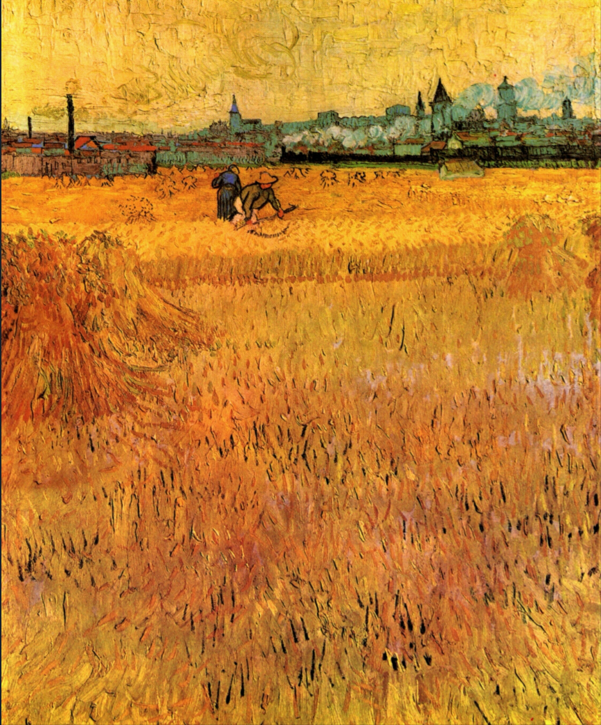 Champ de blé à Arles - Van Gogh