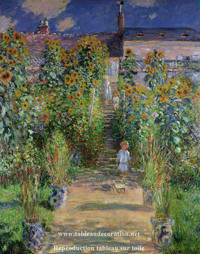 Le Jardin de Monet à Vétheuil - Claude Monet