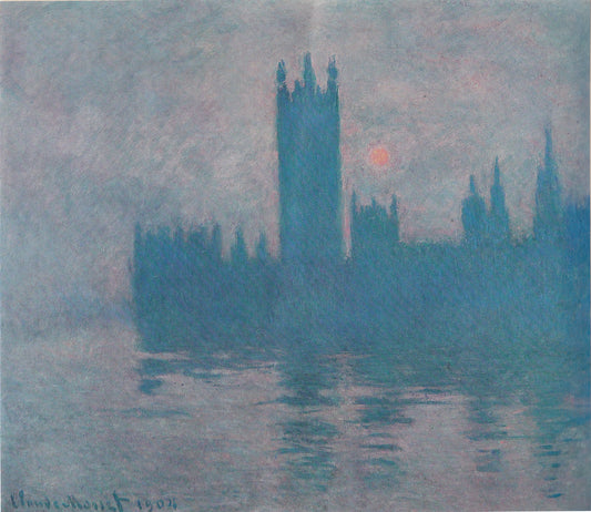 Le Parlement de Londres (W 1602) - Claude Monet