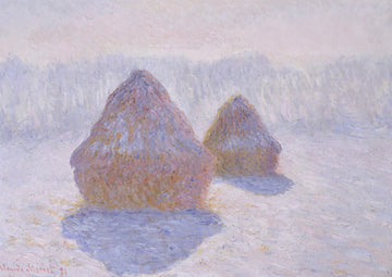 Meules, effet d'hiver - Claude Monet