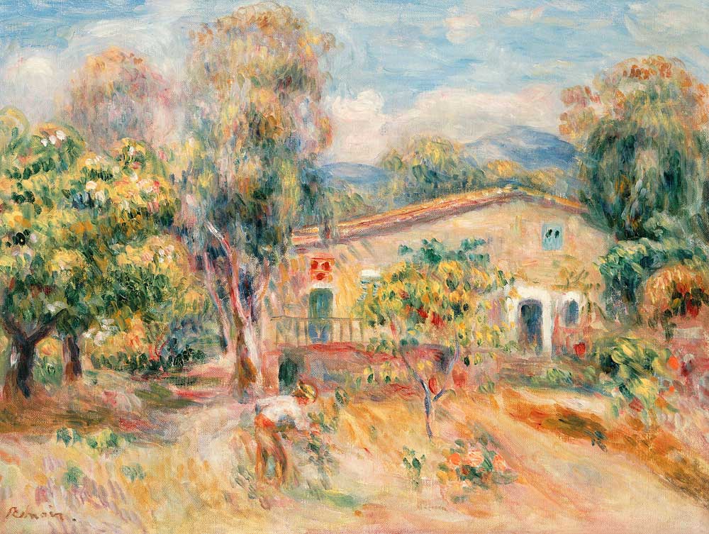 Ferme des Collettes, Cagnes - Pierre-Auguste Renoir