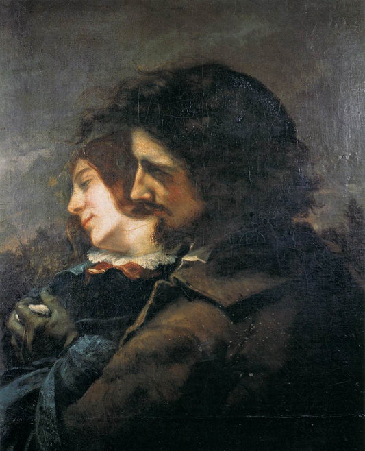 Les amoureux - Gustave Courbet