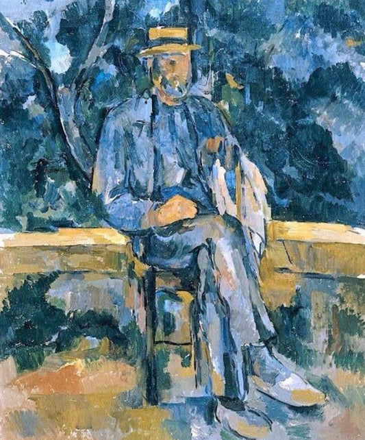 Homme étant assis - Paul Cézanne