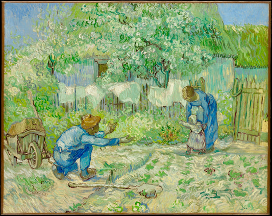Les premiers pas (d'après Millet) - Van Gogh