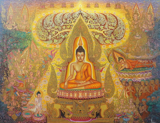 La vie de bouddha - 240 x 180 cm