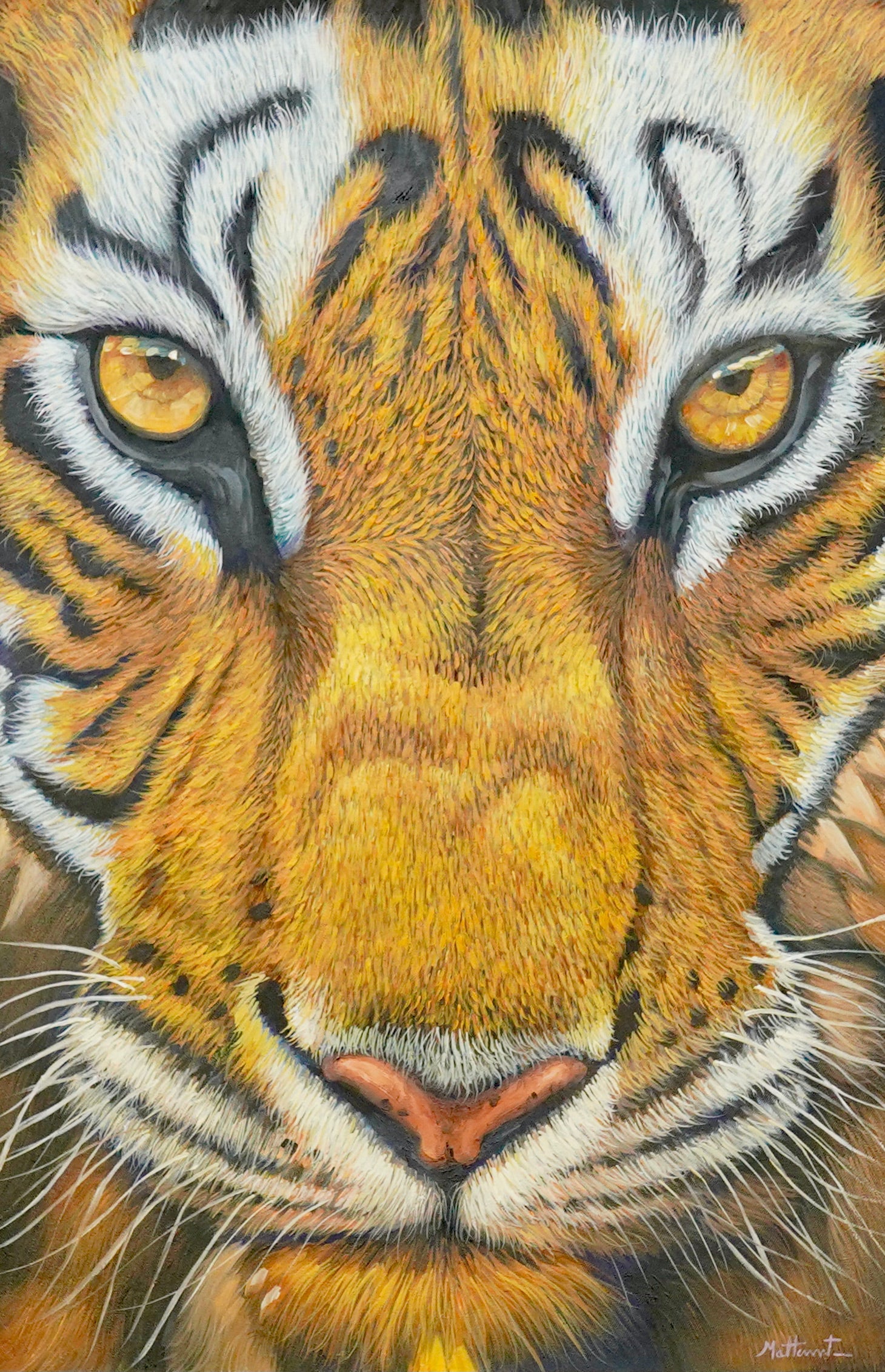 La sagesse du tigre - 60 x 90 cm